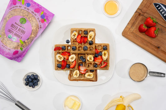 Waffles with Naturalvert granola