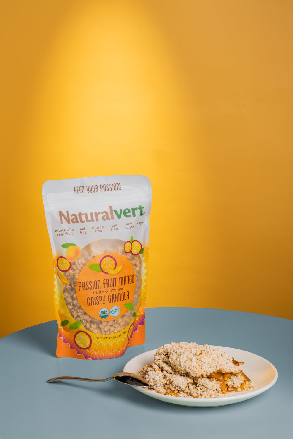 Peach Cobbler with Naturalvert Granola