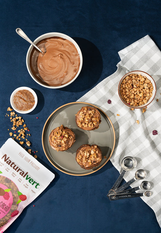 Raspberry Cacao Chocolate Cupcake