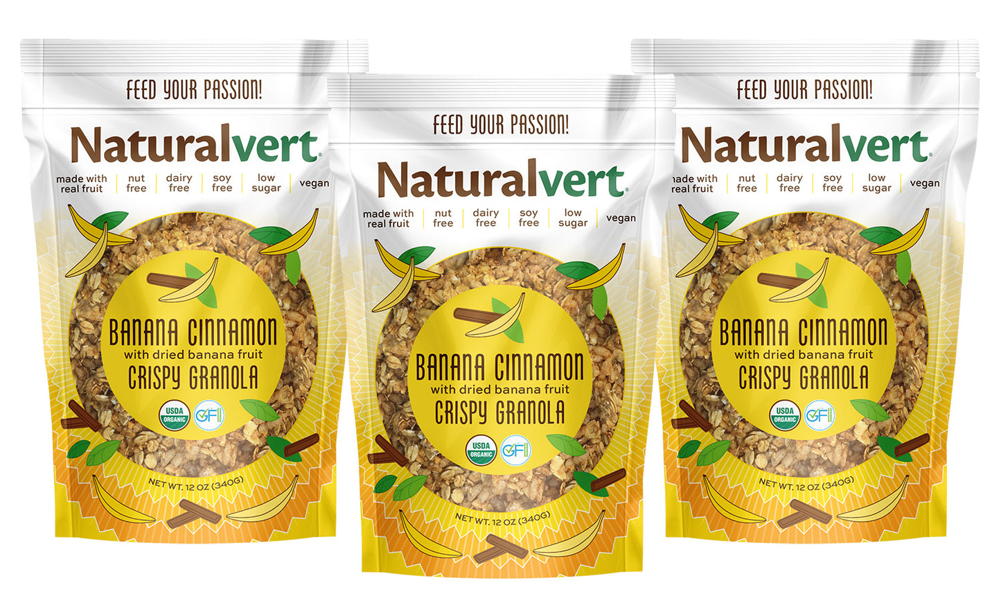 Naturalvert Organic, gluten-free, vegan granola (12oz )