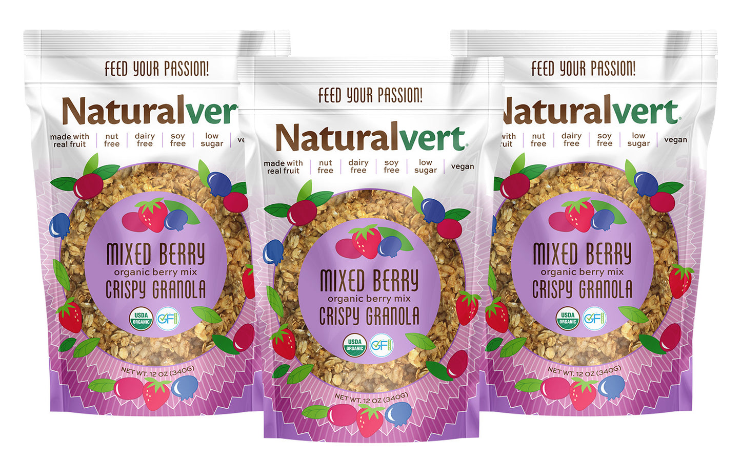 Naturalvert Organic, gluten-free, vegan granola (12oz )