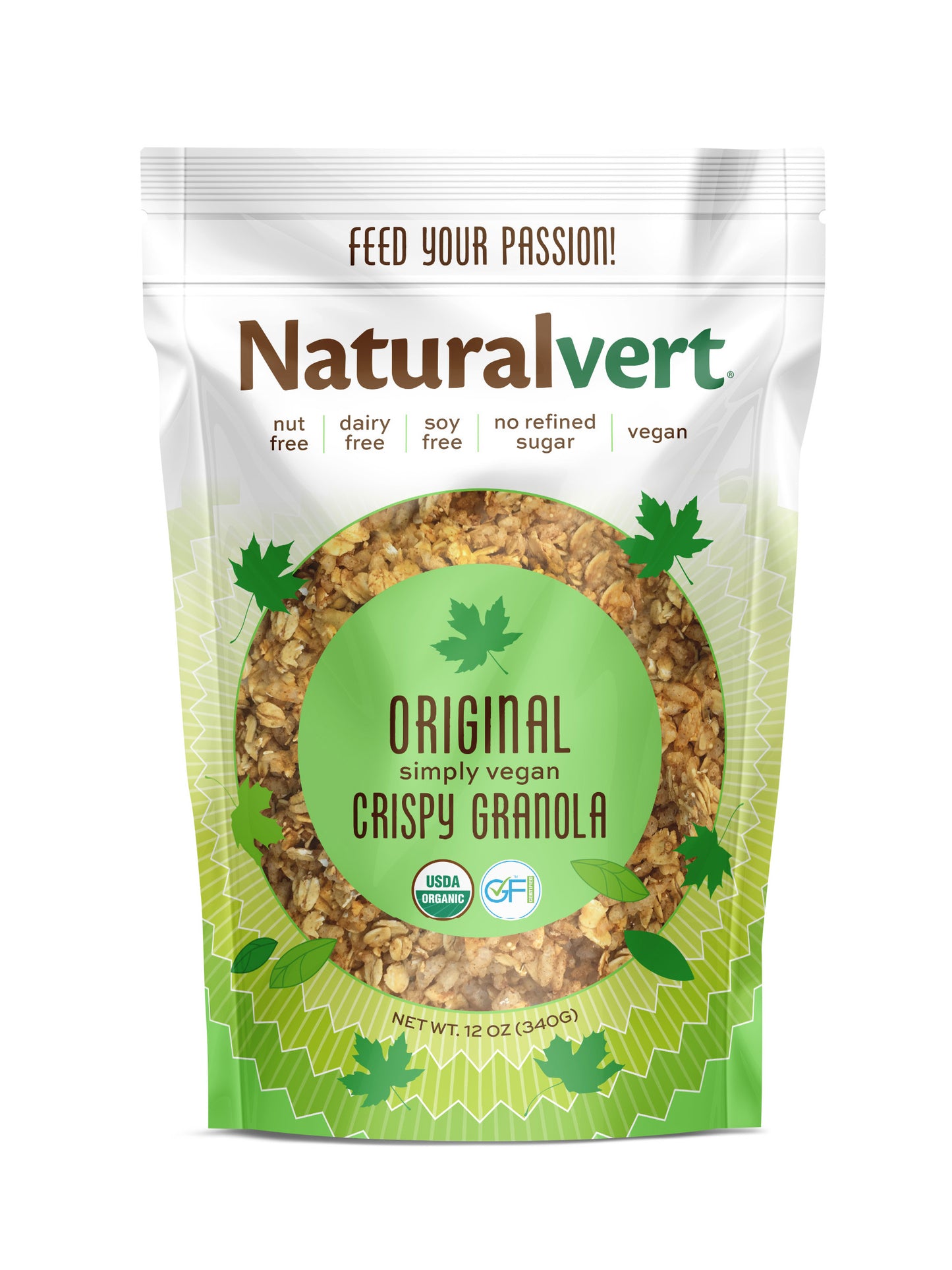 Naturalvert Organic, gluten-free, vegan granola (12oz )