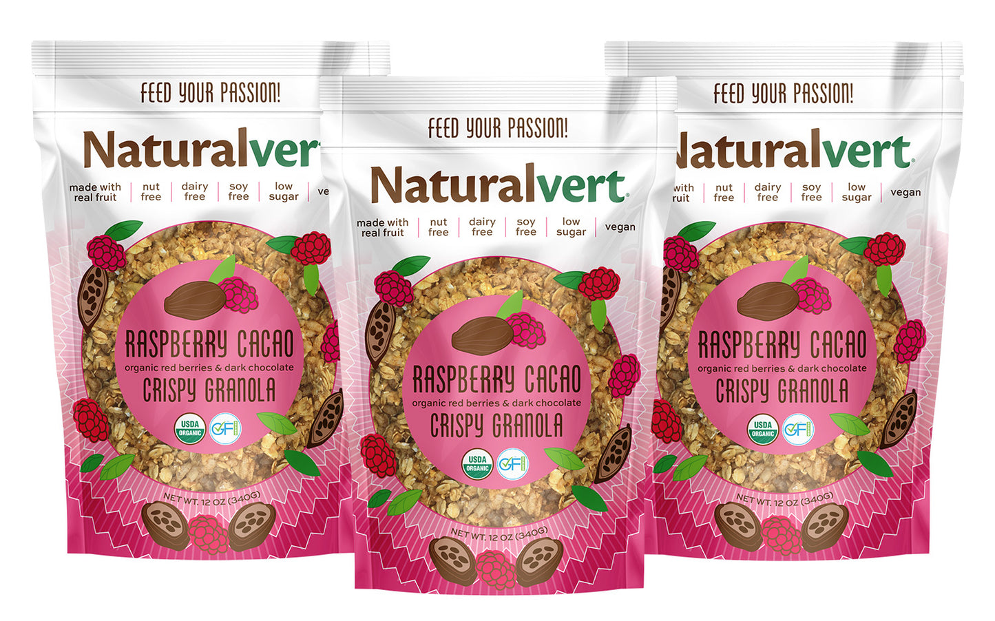 Naturalvert Organic, gluten-free, vegan granola (12oz )