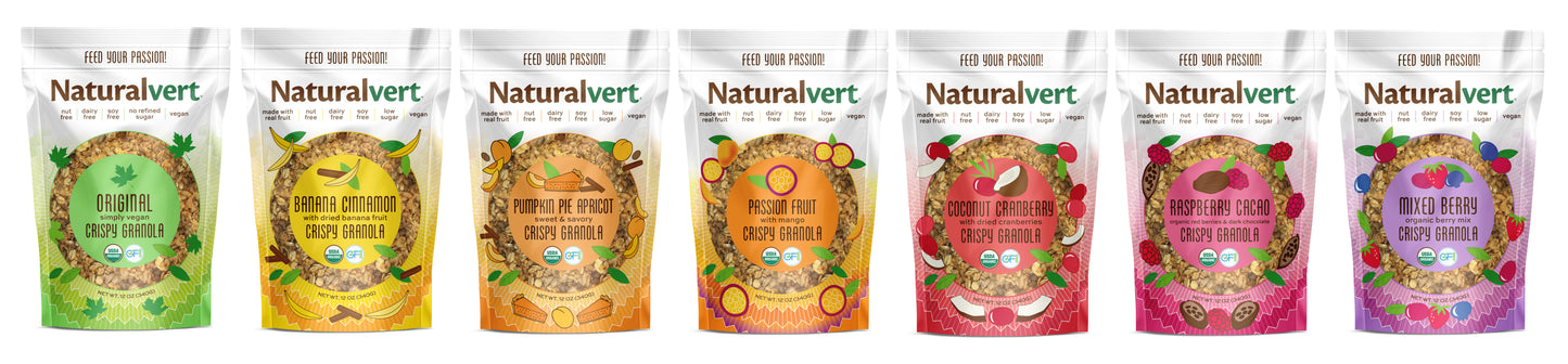 Naturalvert Organic, gluten-free, vegan granola (12oz )