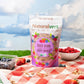Mixed Berry Naturalvert organic granola — lifestyle photo