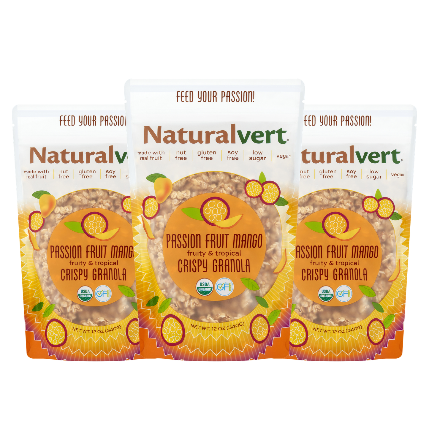 Naturalvert Brandbank — Passion Fruit 12 oz pack of 3