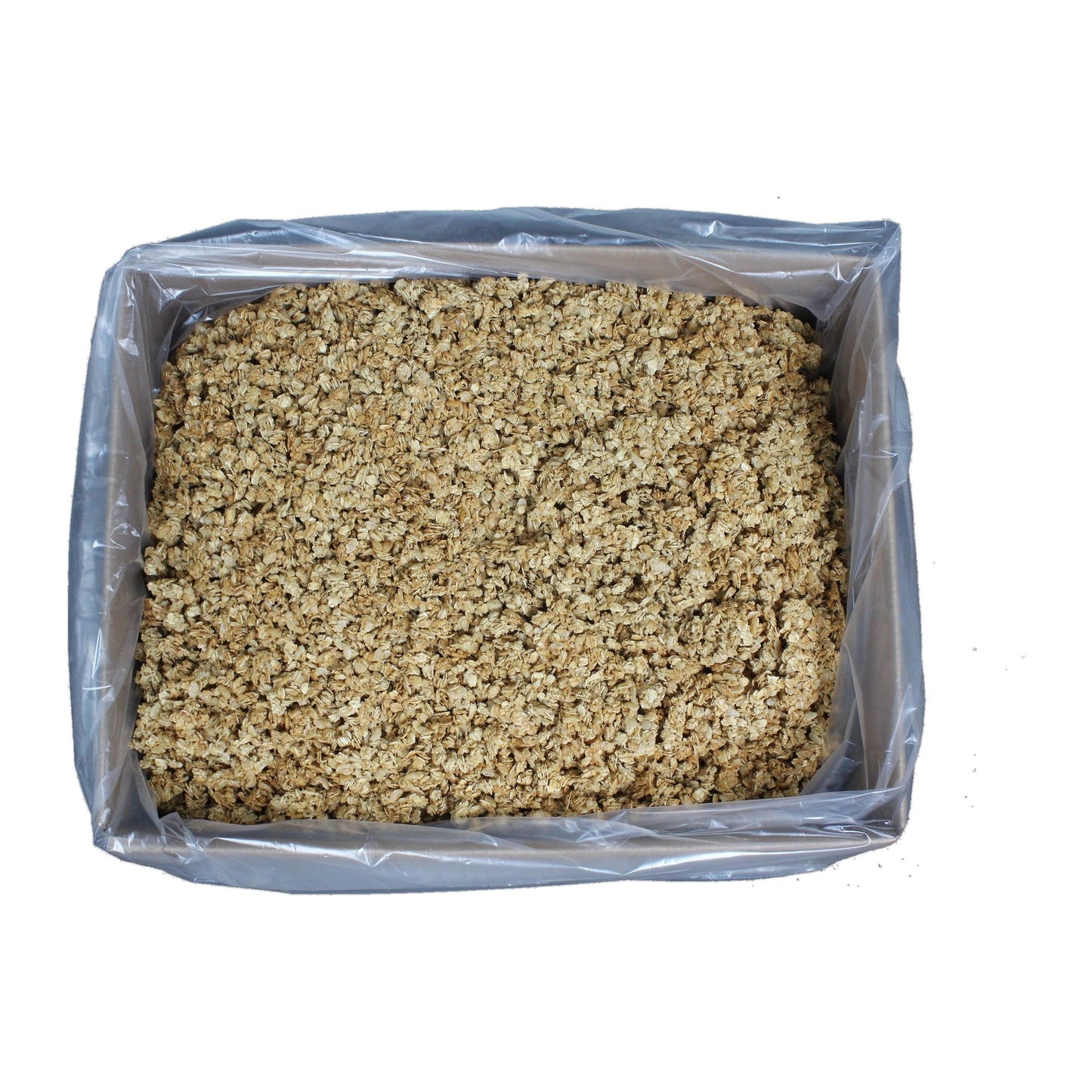Original vegan — 25 lb bulk case, granola in the lined box
