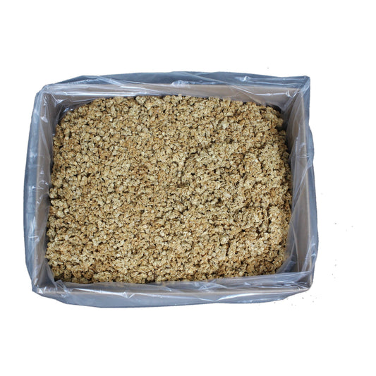 Original vegan — 25 lb bulk case, granola in the lined box